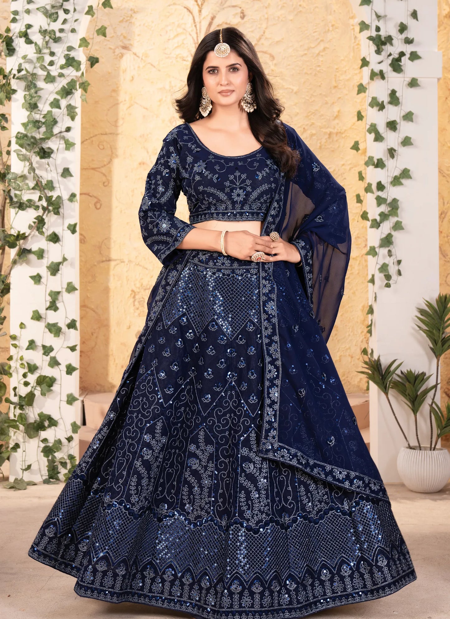 Premium Georgette Embroidery Lehenga Choli