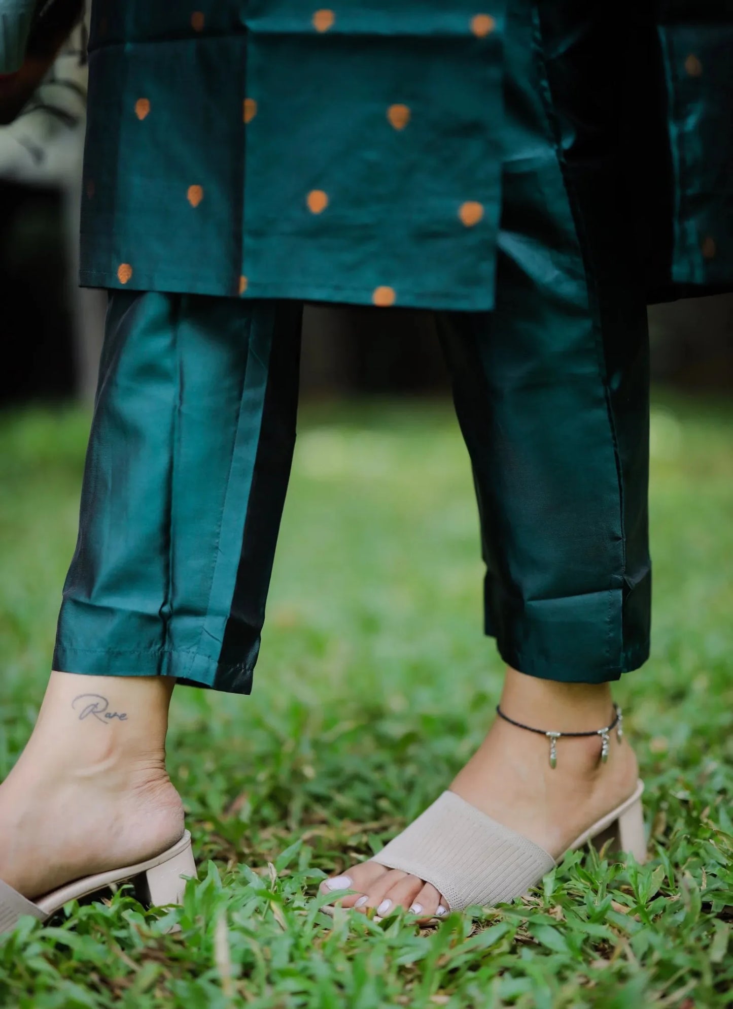 Ujjwala Kurta Suit Cerulean