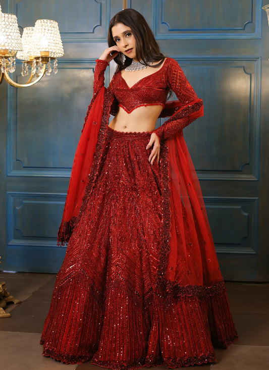 Premium Faux Georgette Lehenga Choli