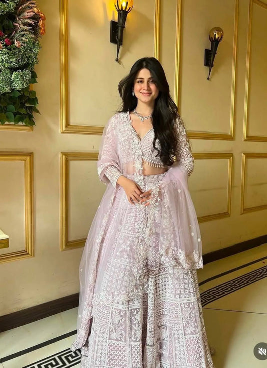 Premium Soft Butterfly Net Lehenga Choli