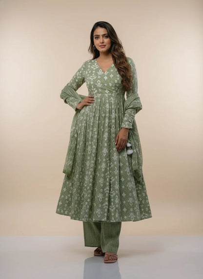 Xena Anarkali Suit Pista