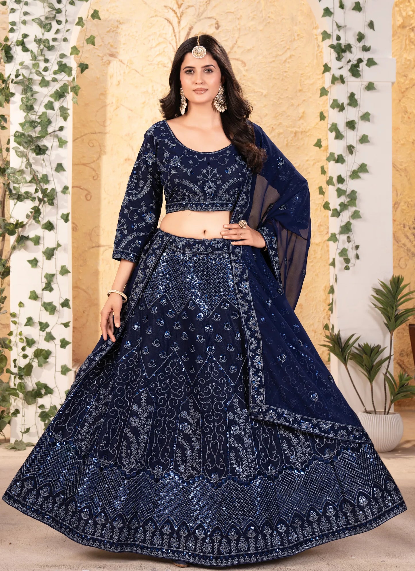 Premium Georgette Embroidery Lehenga Choli