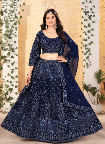 Premium Georgette Embroidery Lehenga Choli
