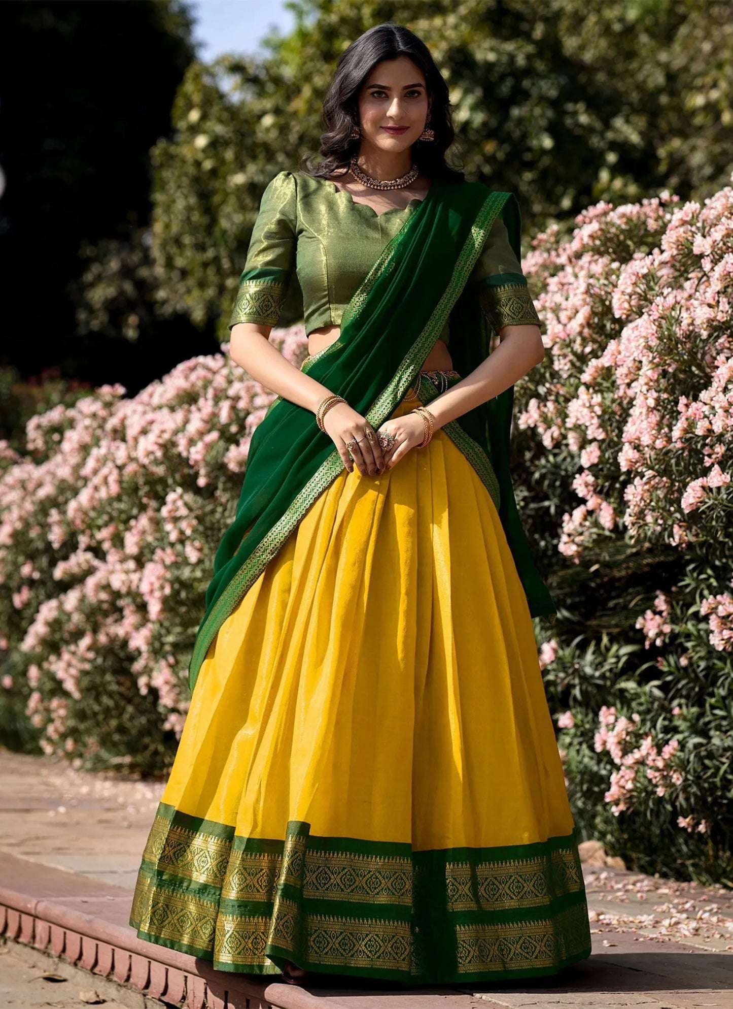 Sai Lehenga Choli Yellow