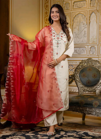 Wazir Kurta Suit Beige