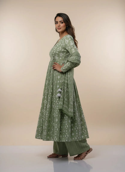 Xena Anarkali Suit Pista