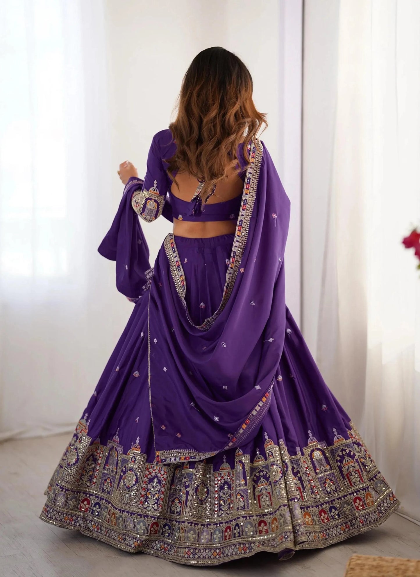 Purple Sanjivani Lehenga Choli