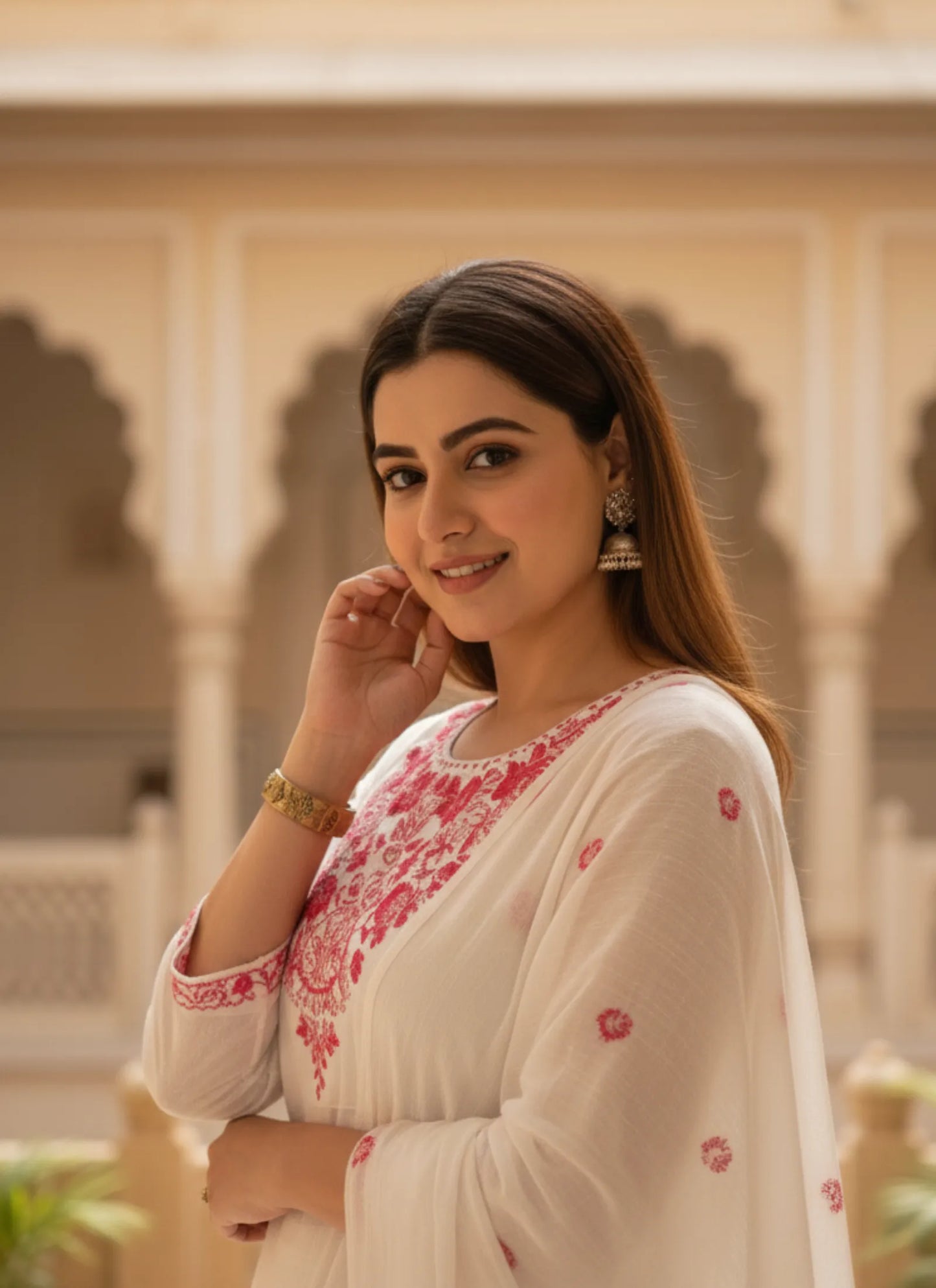 Harmony Kurta Suit Off White