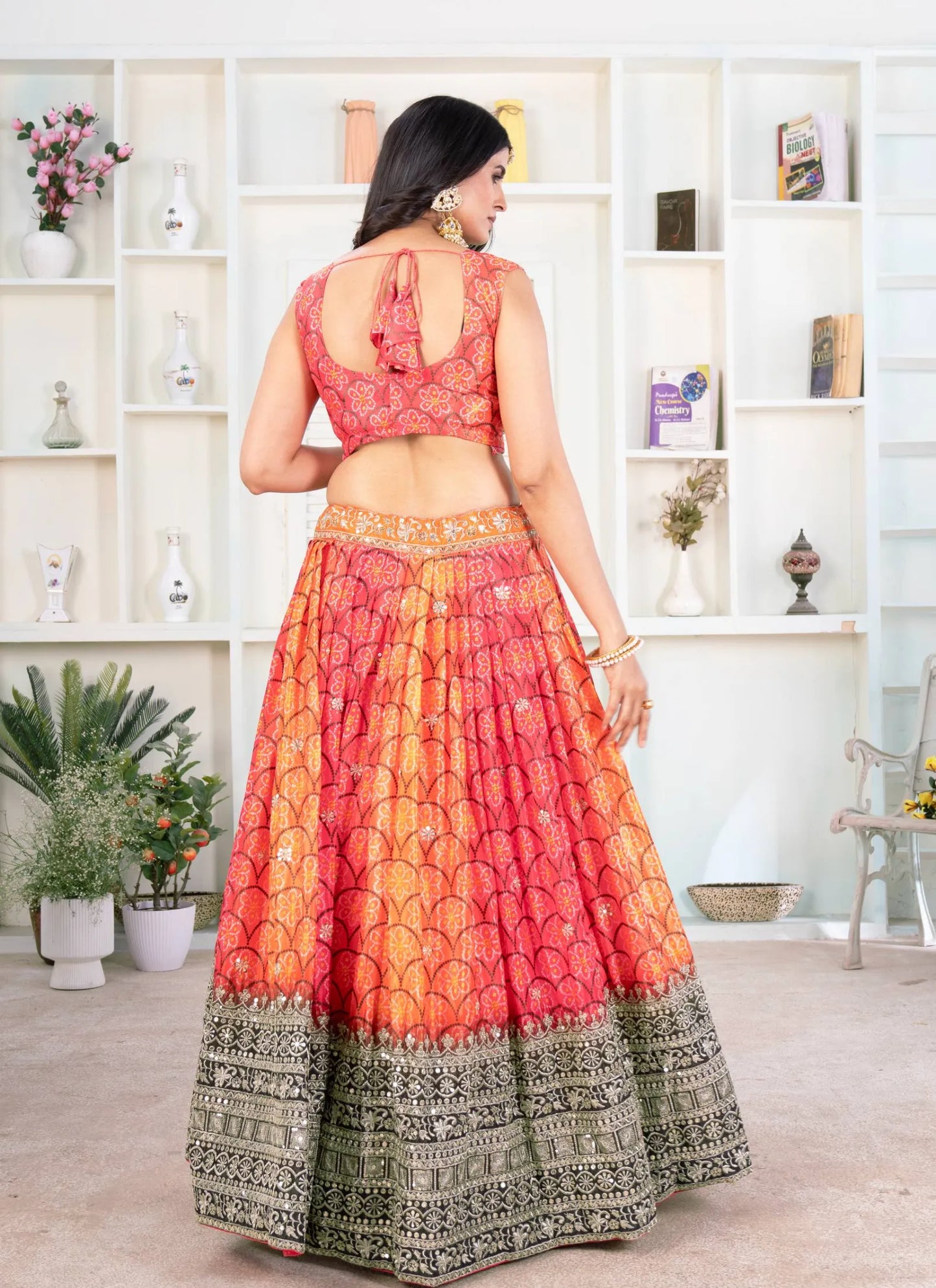 Sunshine Printed Embroidered Lehenga Choli