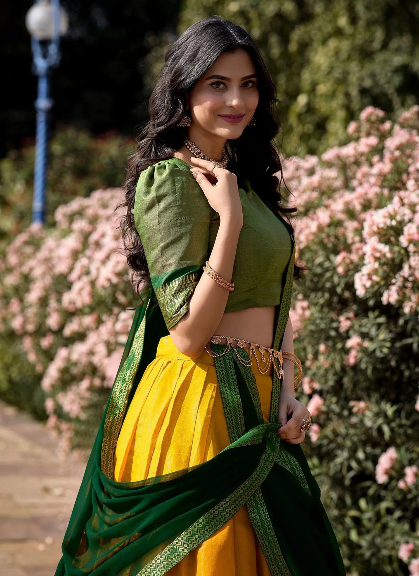 Sai Lehenga Choli Yellow