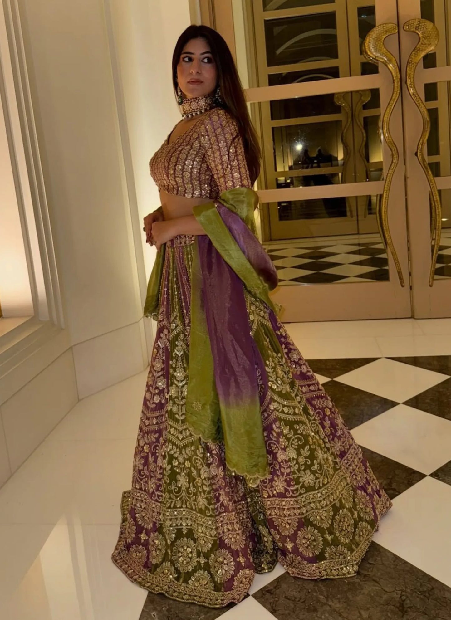 Premium Faux Georgette Beautiful Lehenga Choli