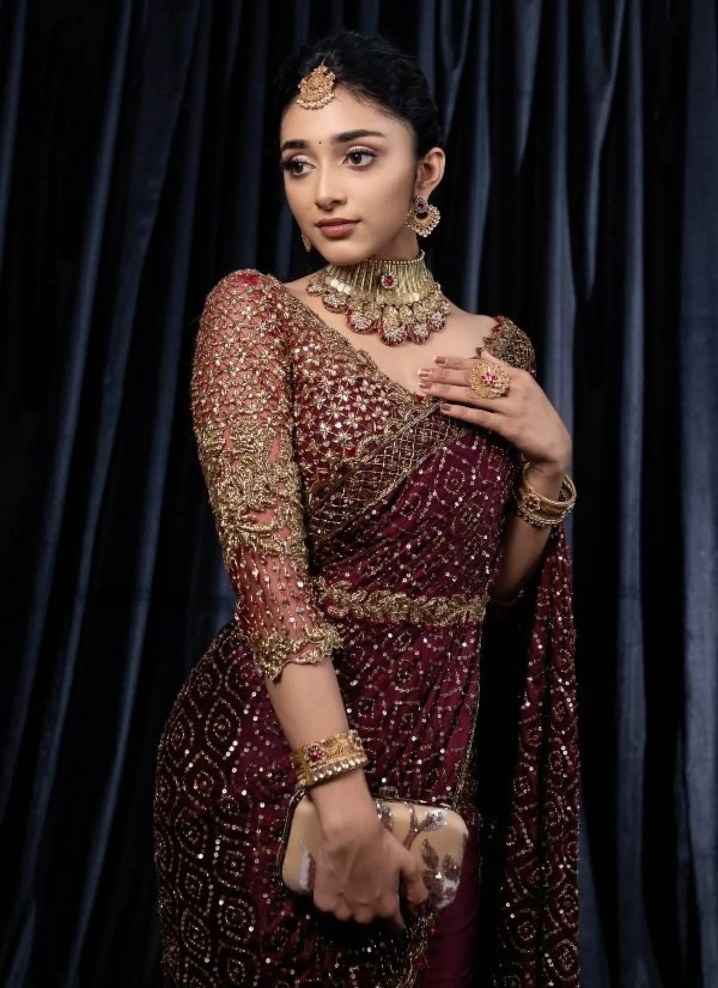 Premium Kasturi Silk Saree Maroon