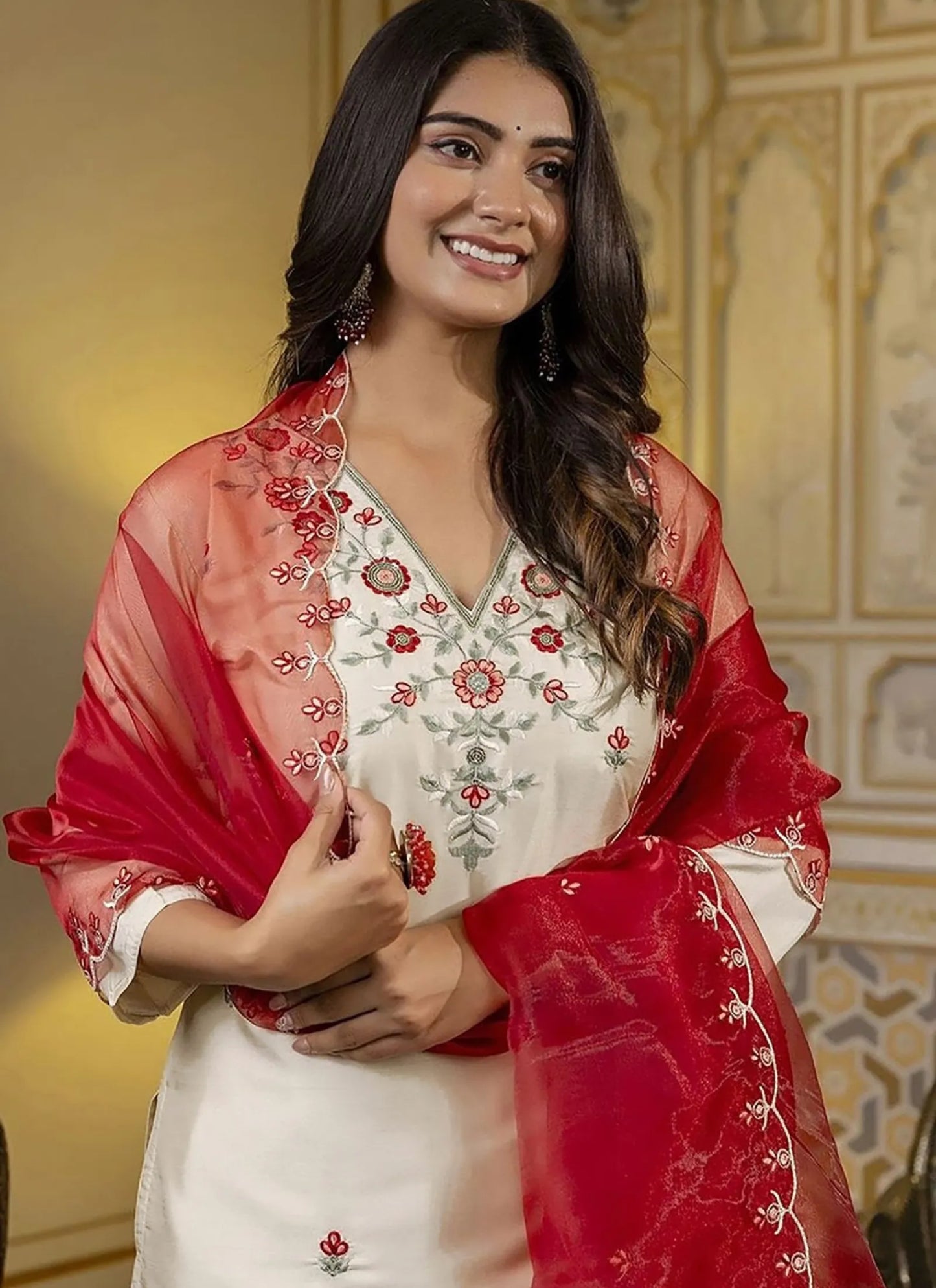 Wazir Kurta Suit Beige