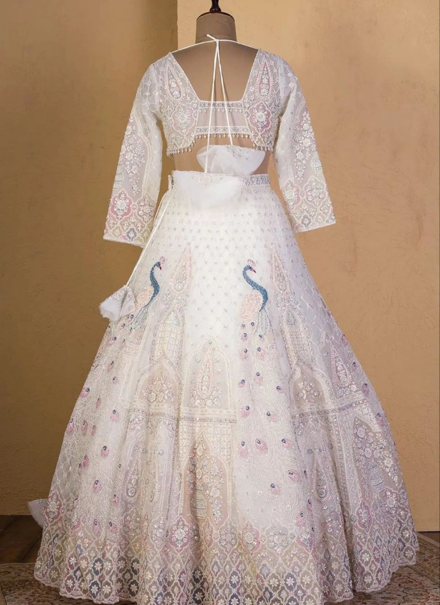 Premium Soft Butterfly With Multi Thread Embroidery Lehenga Choli