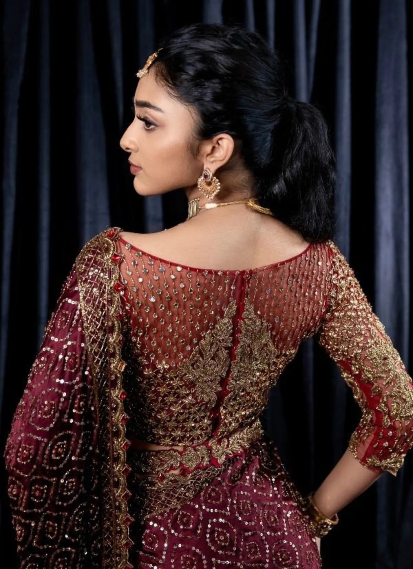 Premium Kasturi Silk Saree Maroon