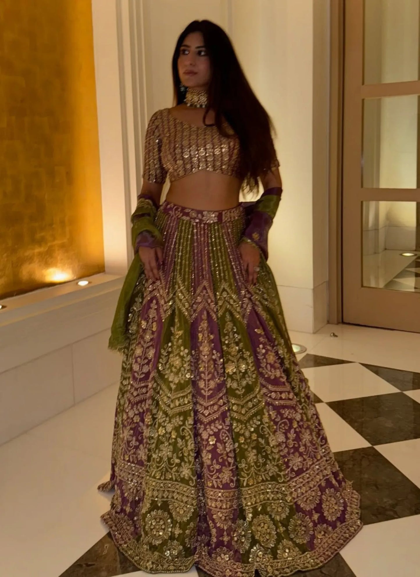 Premium Faux Georgette Beautiful Lehenga Choli