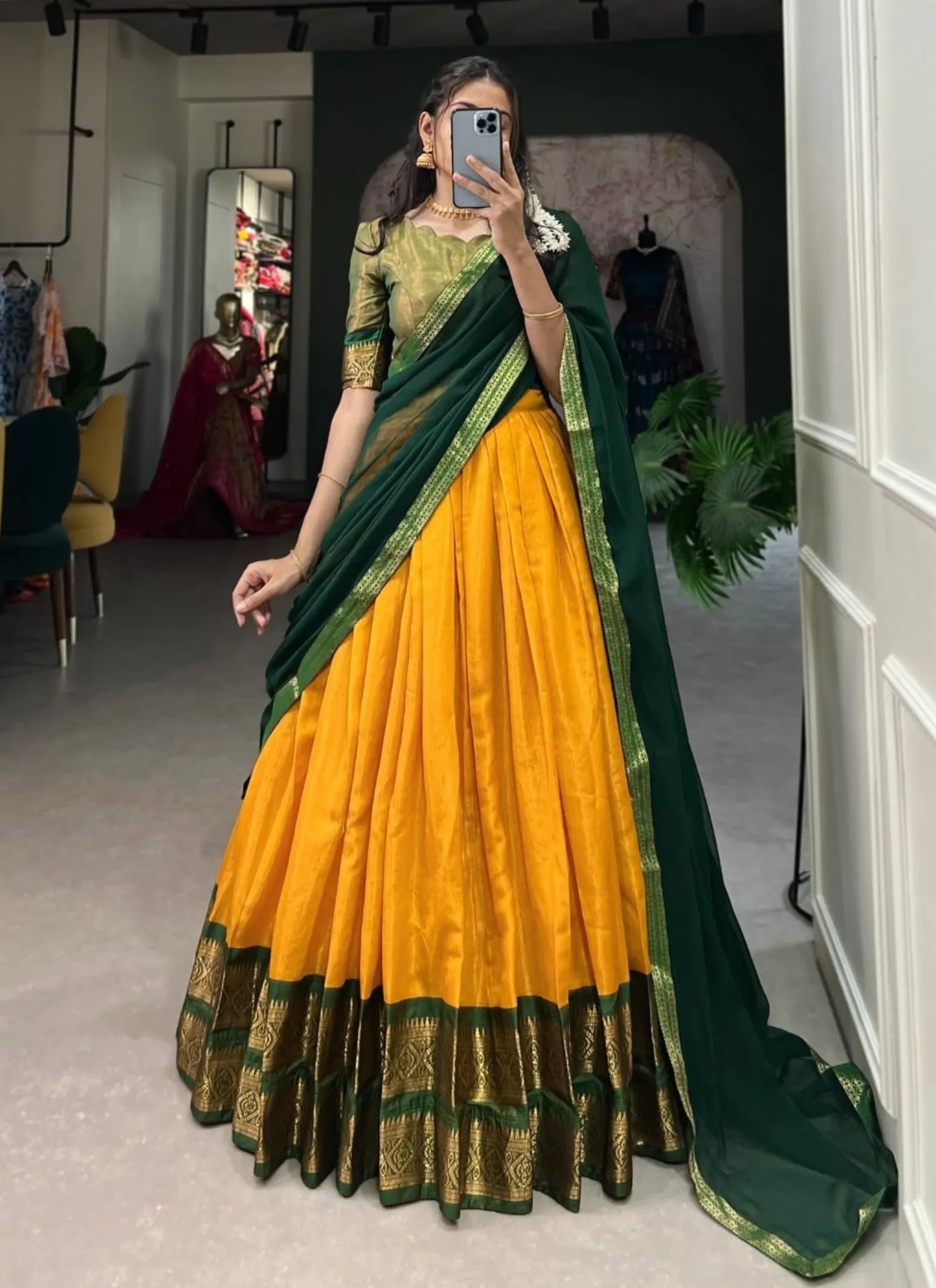 Sai Lehenga Choli Yellow