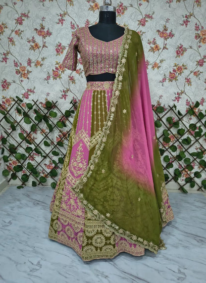 Premium Faux Georgette Beautiful Lehenga Choli