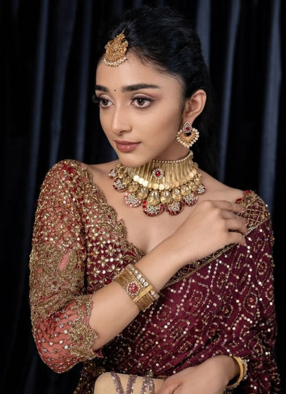 Premium Kasturi Silk Saree Maroon