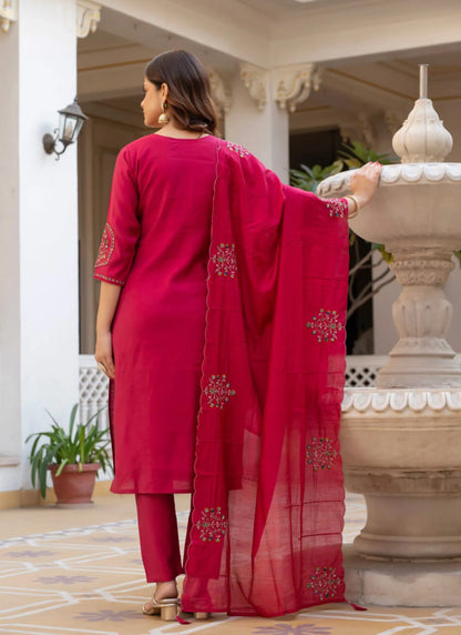 Rani Pure Viscose Designer Kurti Set