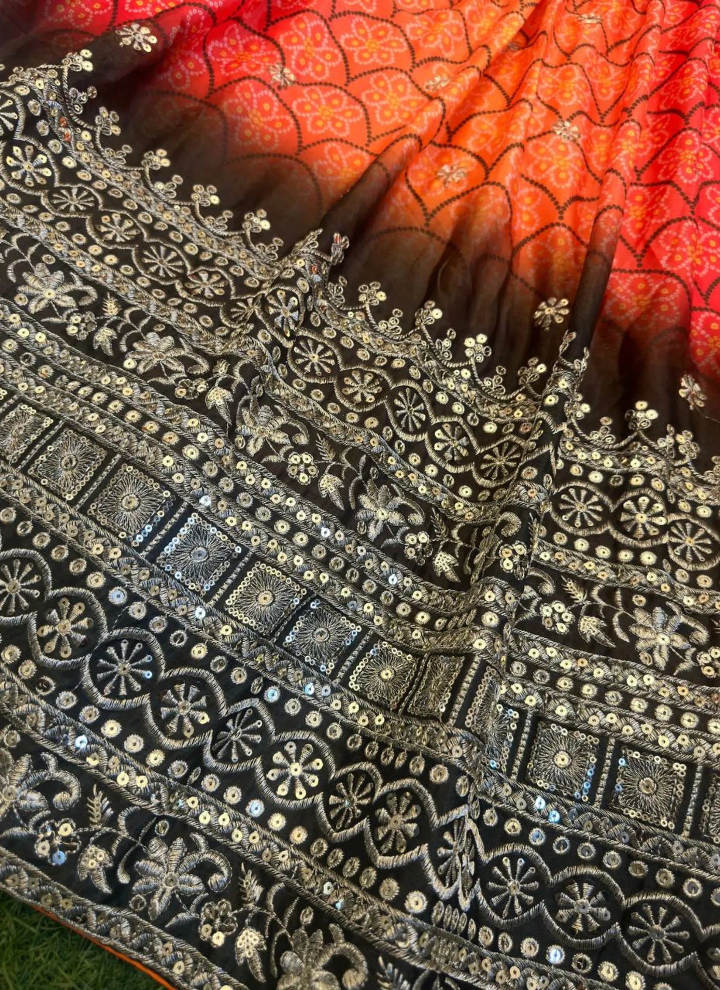 Sunshine Printed Embroidered Lehenga Choli