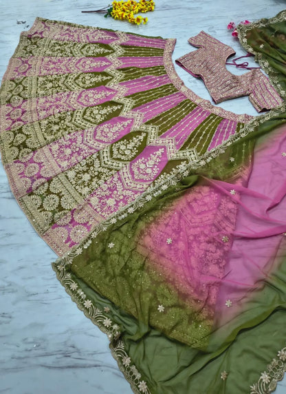 Premium Faux Georgette Beautiful Lehenga Choli