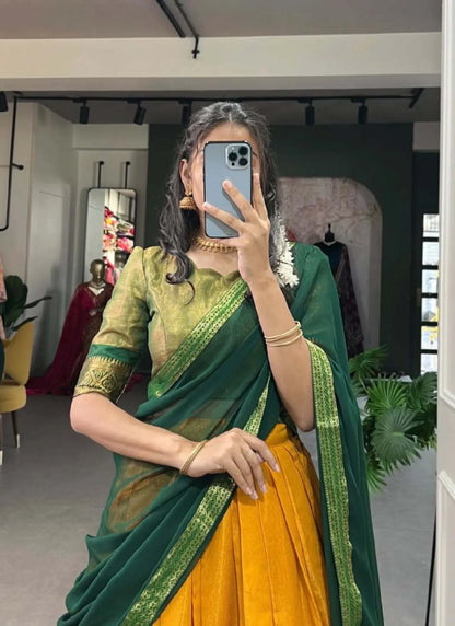 Sai Lehenga Choli Yellow