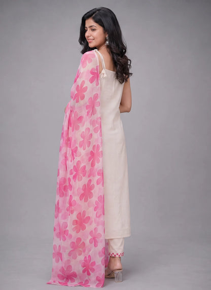 Pink Rayon Slub beautiful Suit Set (Copy)