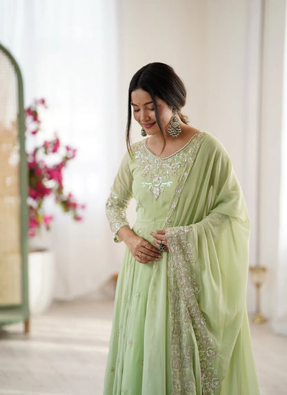 Pista Rembo Sequence Designer Anarkali Suit